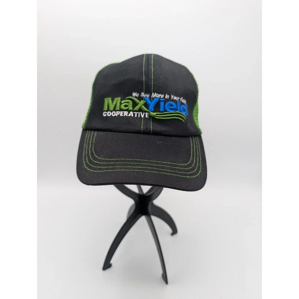 Maxyield Cooperative Hat Baseball Cap Grain Elevator‎ Farmer Farming Ag  Mesh